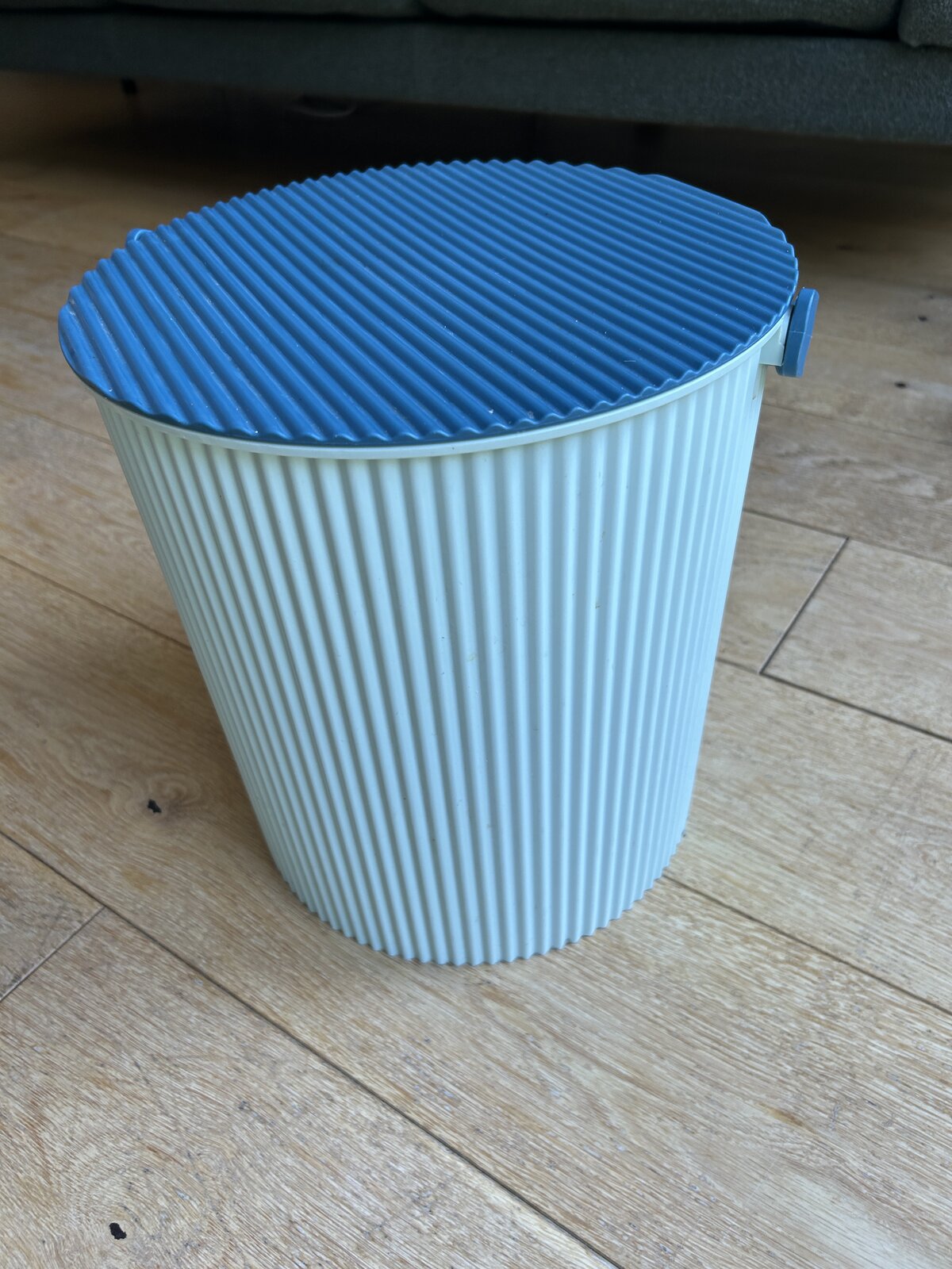 Hachiman bucket doubling as a side table